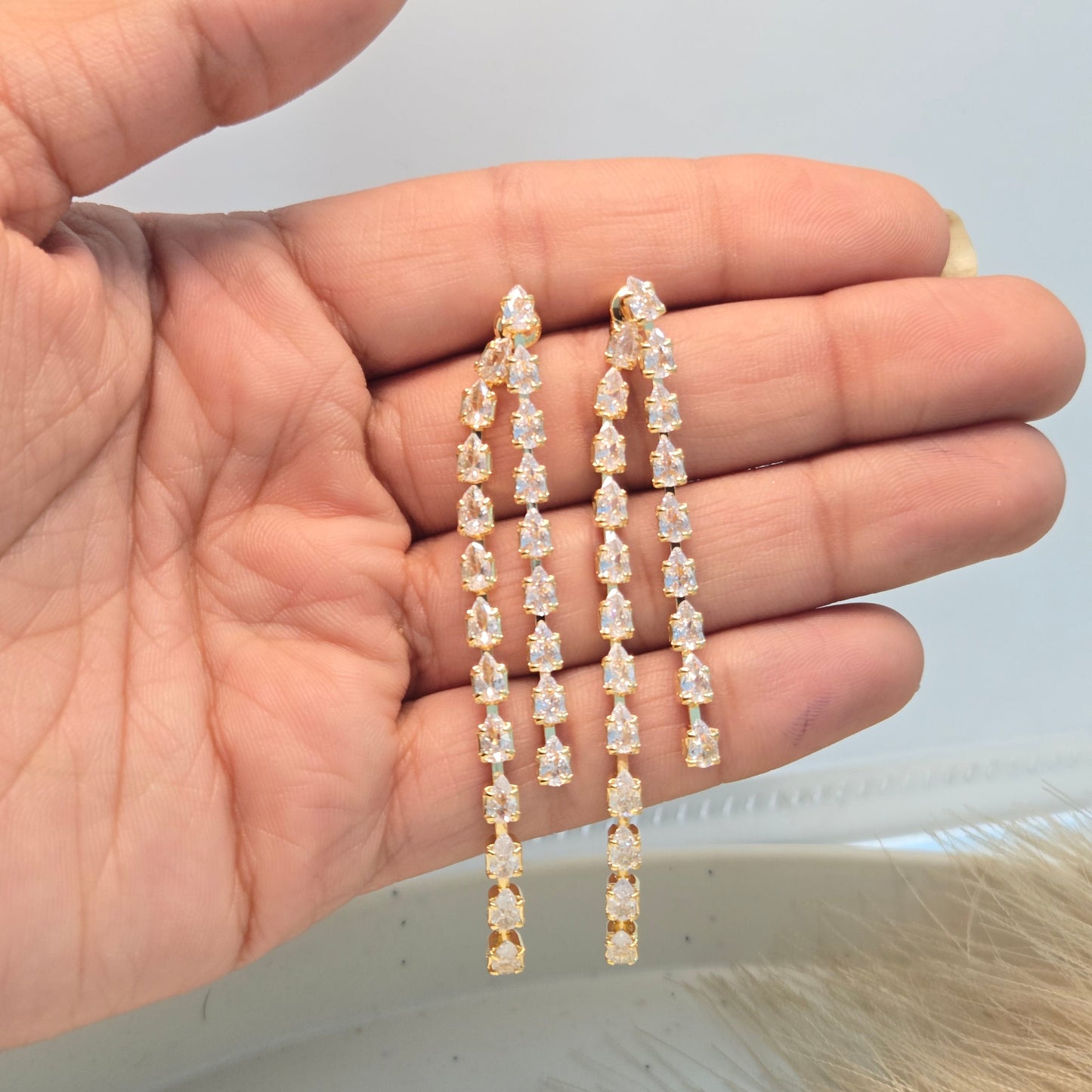 Pure Sparkle Statement Earrings