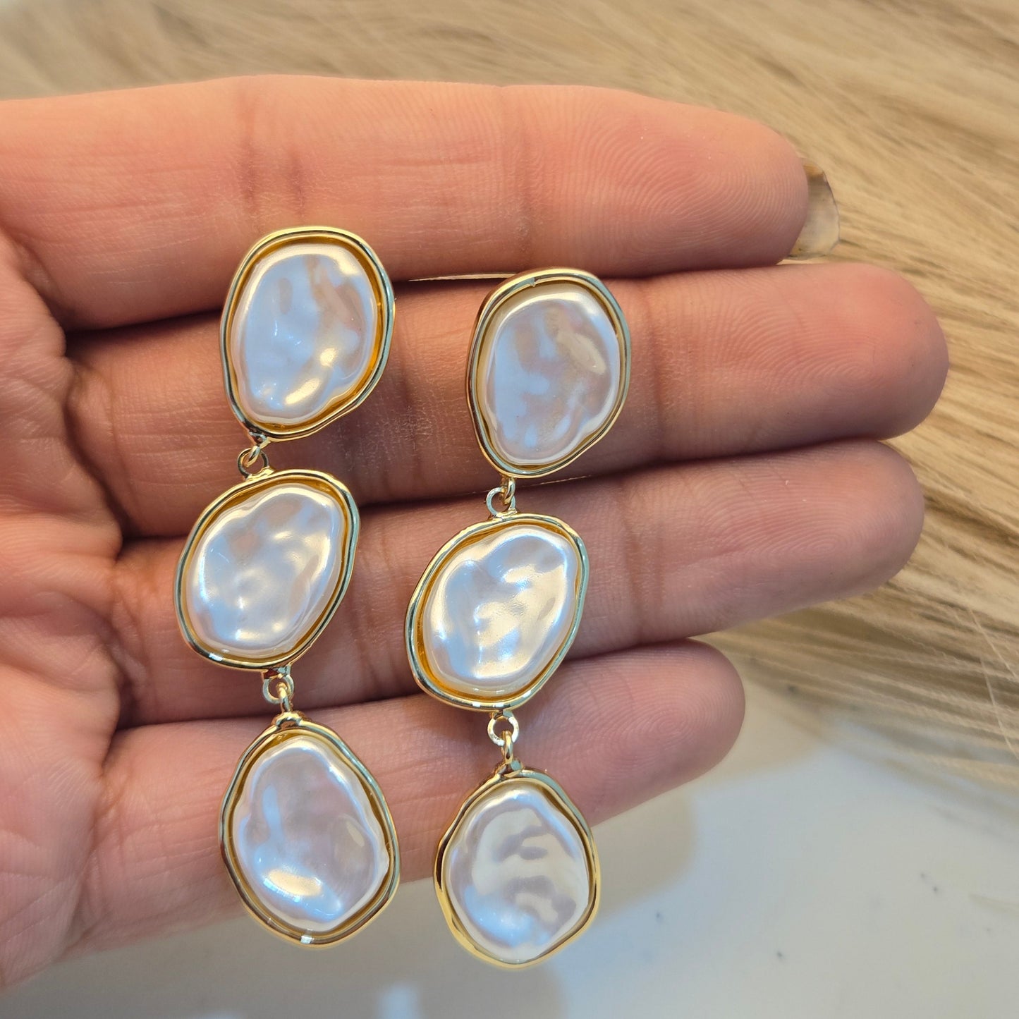 Coastal Pearl Dangles