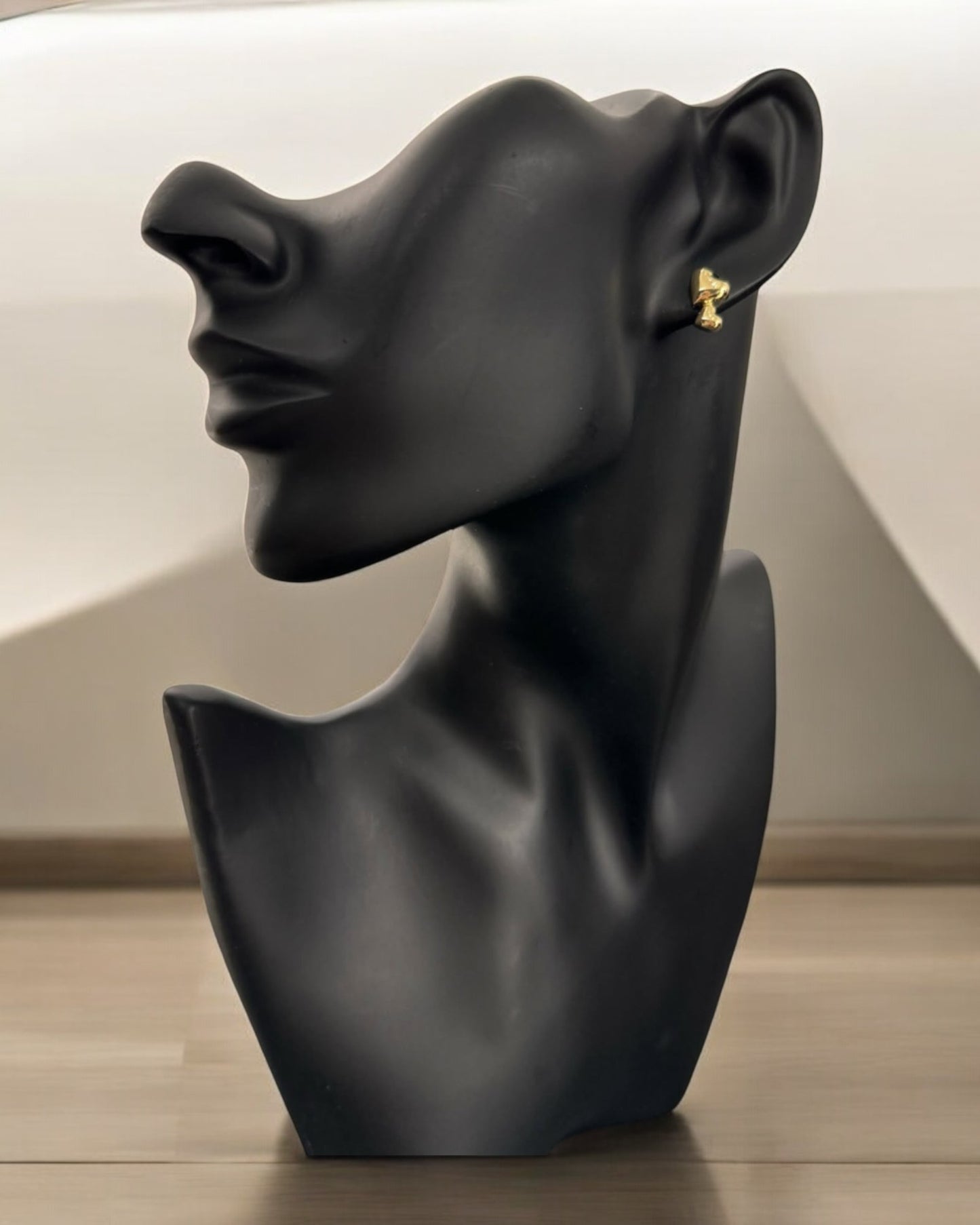 Trendy gold butterfly stud earring for women, lightweight anti-tarnish design perfect for daily wear and party style.