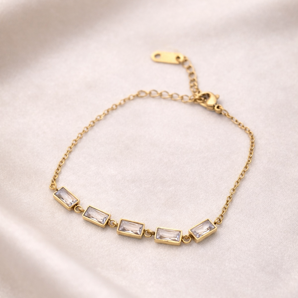 The Baguette Prism Link Bracelet
