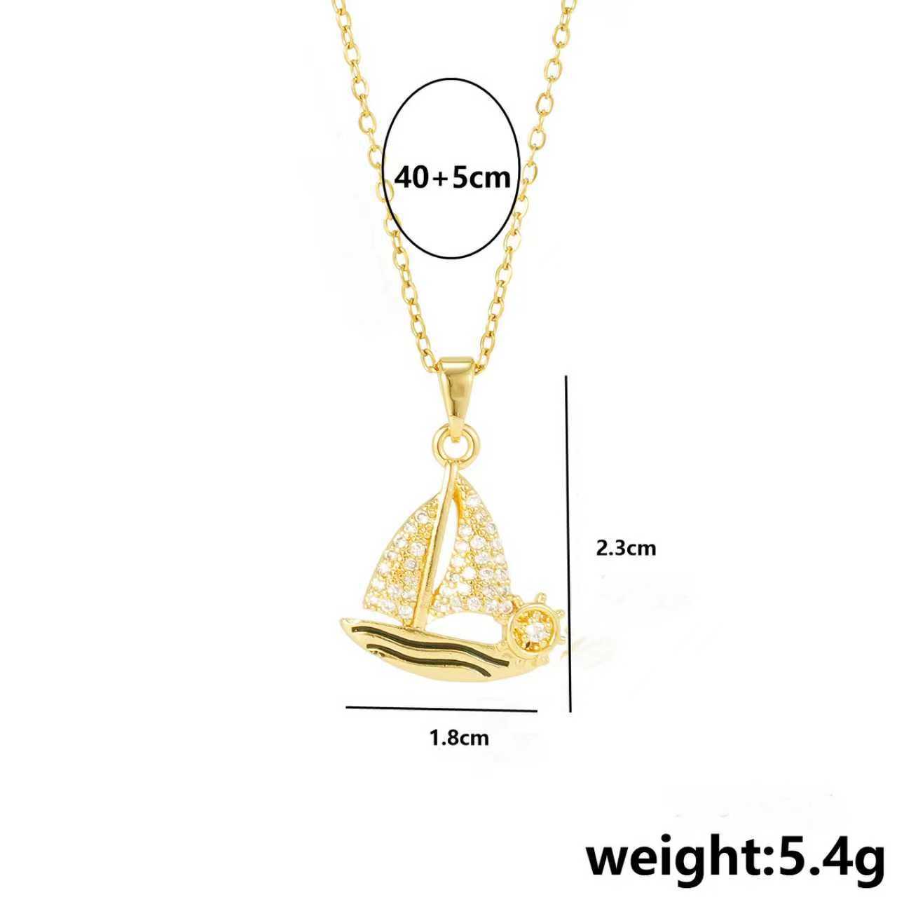 Sailboat Pendant Necklace
