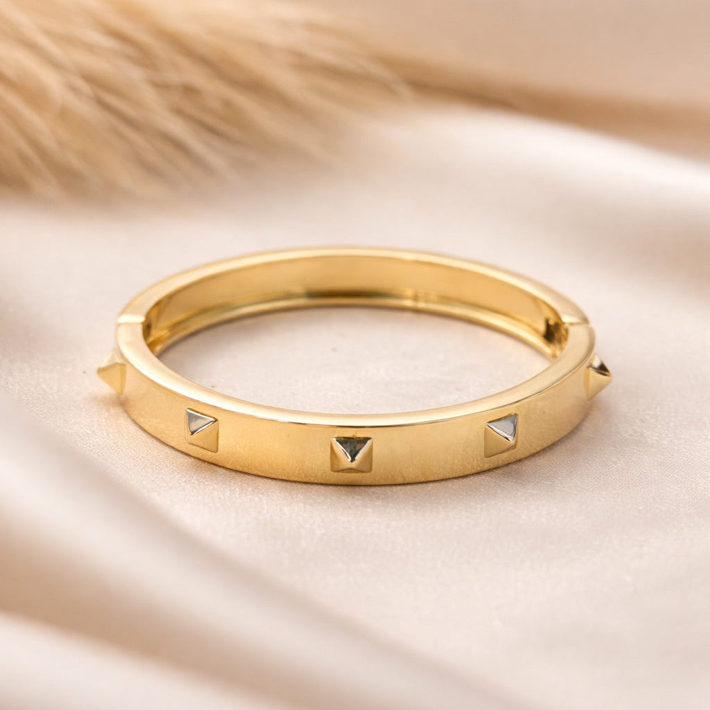 Nova Pyramid Studded Bangle