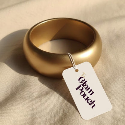 Golden Aura Matte Resin Bangle