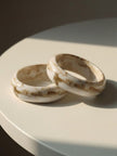 Marble-Finish Resin Bangle for Women - Pair of 2