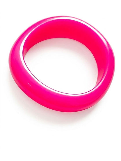 Hot Pink Resin Bangle Kada for Women