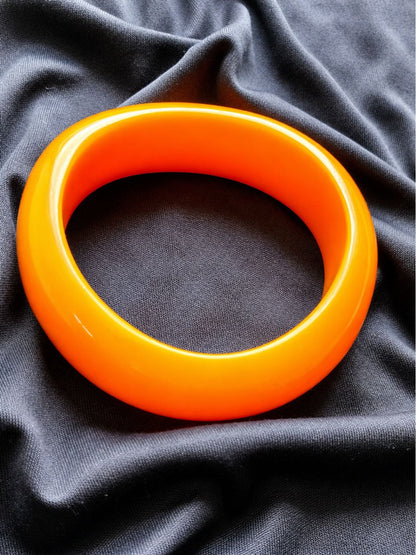 Orange Resin Bangle Kada for Women