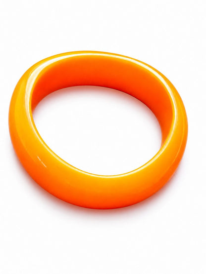 Orange Resin Bangle Kada for Women