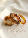 Marble Resin Bangles for Women Set of 3