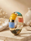 Multicolour Resin Stretch Bangle for Women