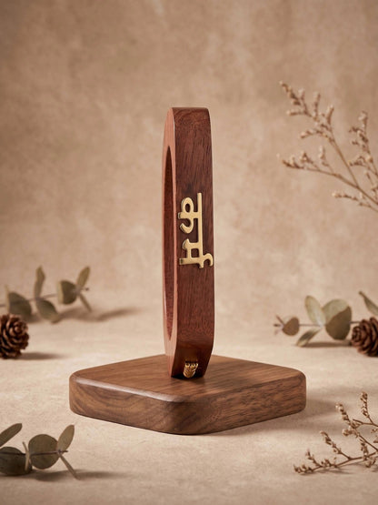 Brass Karma Wood Bangle Kada for Women