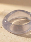 Clear Resin Bangle Bracelet for Women