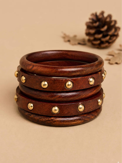 Magnolia Handmade Wooden Bangle