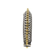 Dual Tone Silver Oxidised Jaya Kada Antique Handcrafted Bangle With Screw Opening- Single piece