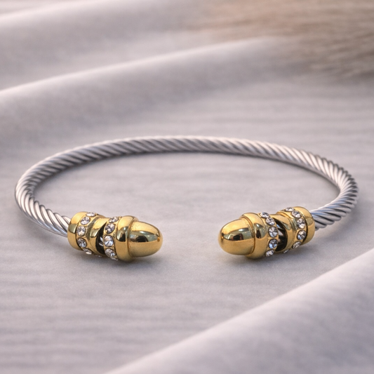 Metropolis Mixed-Metal Cable Bracelet