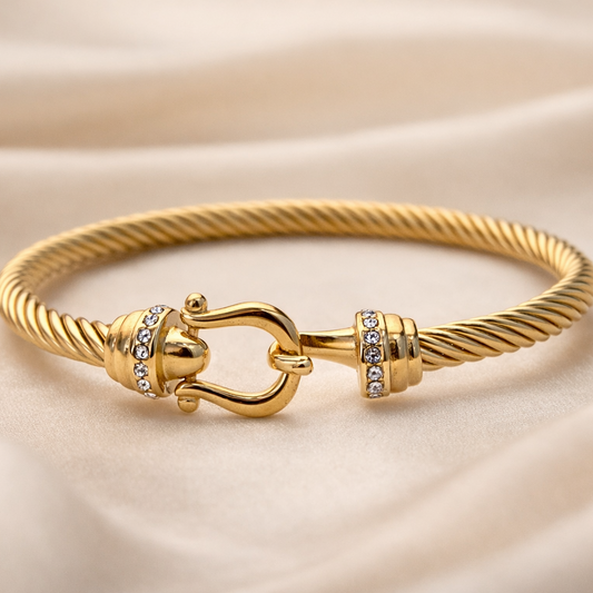 Heritage Link Gold Equestrian Bracelet