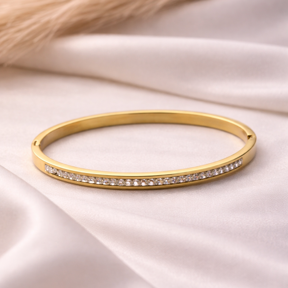 Channel-Set Eternal Glow Bracelet