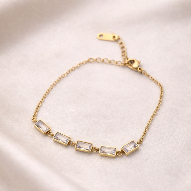 The Baguette Prism Link Bracelet