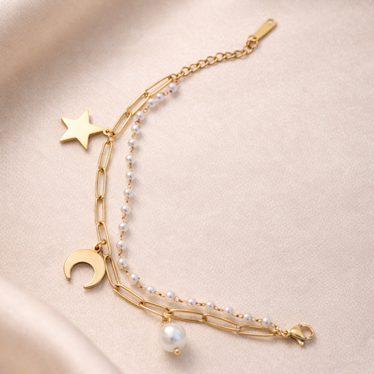 Celestial Dream Layered Bracelet