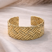 Maya Interwoven Herringbone Cuff