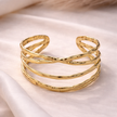 Lyra Hammered Multi-Strand Bracelet