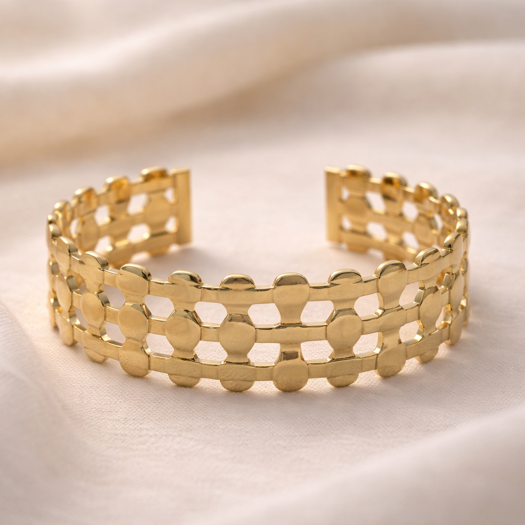 Meridian Lattice Mesh Bracelet