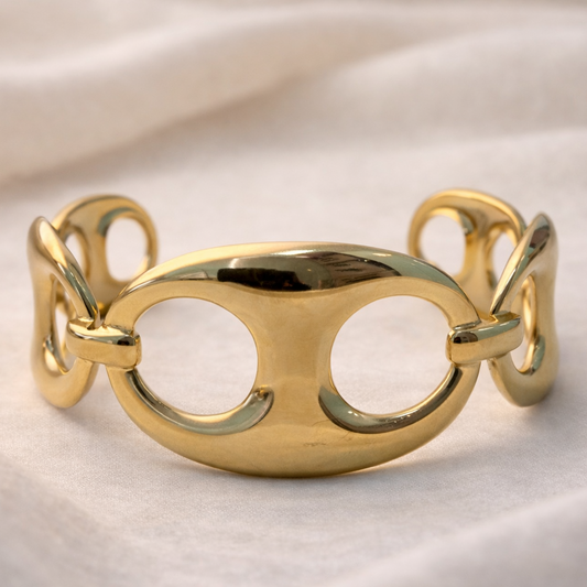 Marina High-Shine Oversized Link bracelet