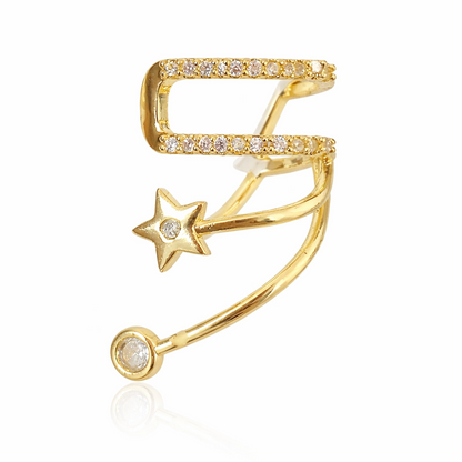 Celestia Star Ear Cuff & Stud Set