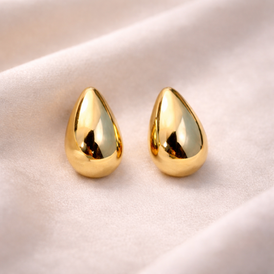 Everyday Chunky Gold Hoops