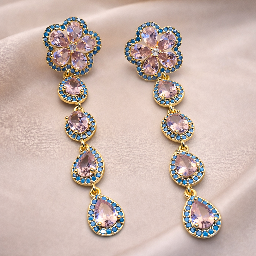Enchanted Garden Floral Dangles