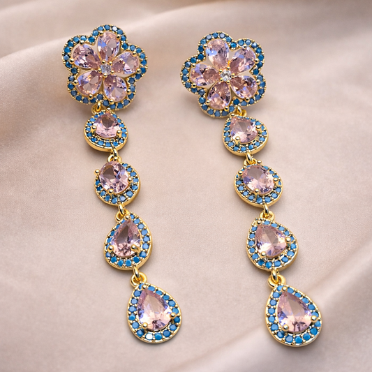 Enchanted Garden Floral Dangles