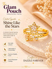 Dangling Pave Star & Beaded Celestial Diamond Ring
