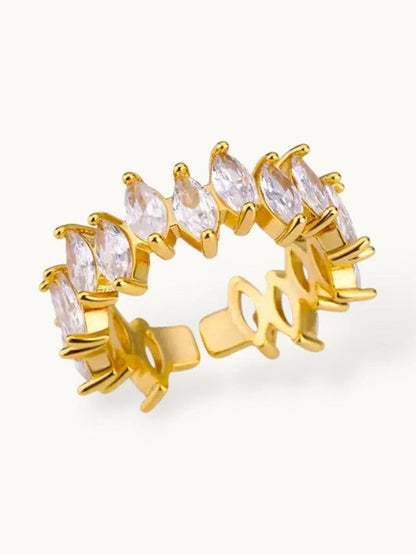 Luxe Marquis-Cut Eternity Stackable Diamond Band