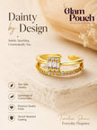 Modern Split Shank Baguette & Pave Stackable Diamond Ring