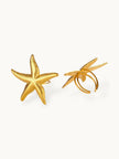 Nautical Starfish Gold-Tone Statement Ring