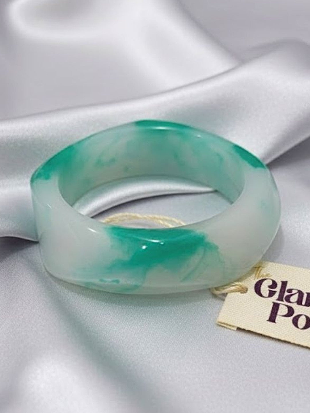 Jade-Look Resin Bangle for Women — GP-FR-MI-05634