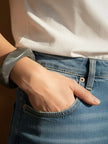 Grey Marble-Finish Resin Bangle for Women — GP-GR-GR-021102