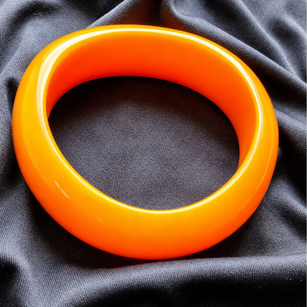 Orange Resin Bangle Kada for Women