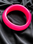 Hot Pink Resin Bangle Kada for Women