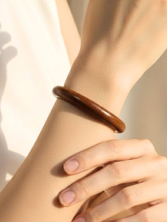 Polished Wood Bangle Kada for Women