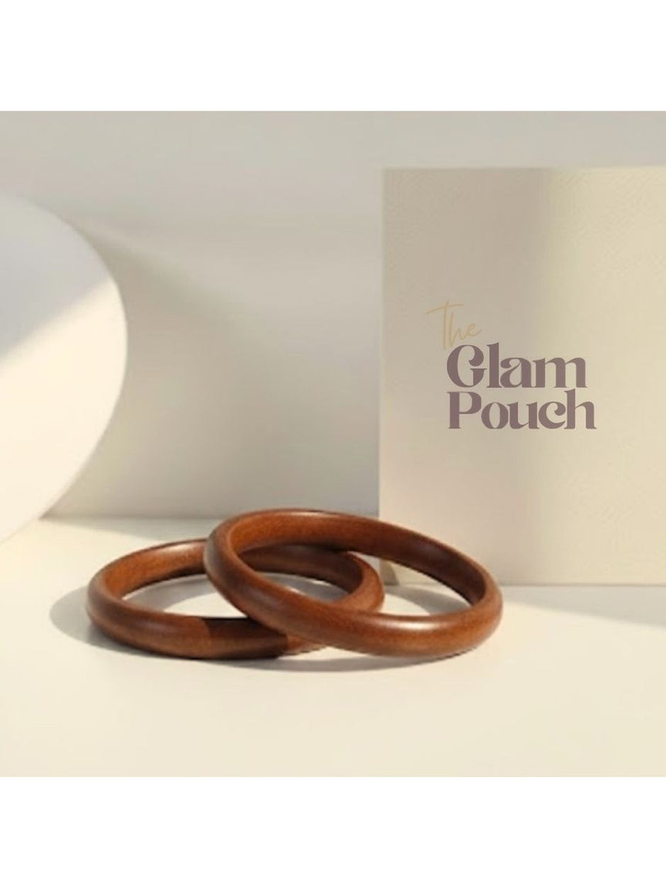 Polished Wood Bangle Kada for Women
