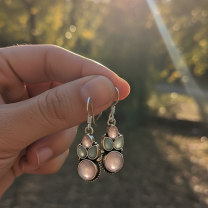 Saanjh Embellished Oxidised Beautiful Jhumka