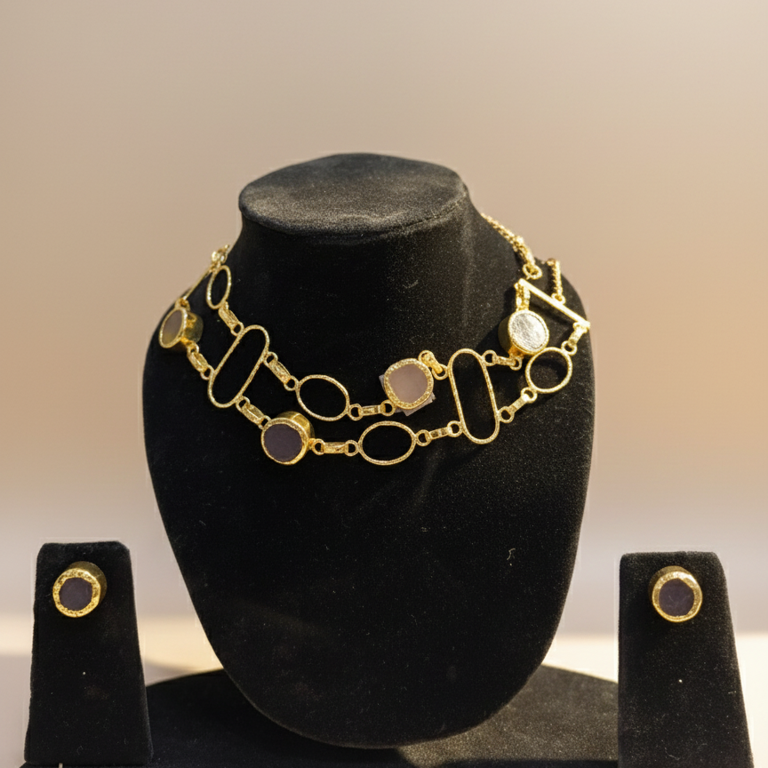 Midnight Garden Statement Necklace