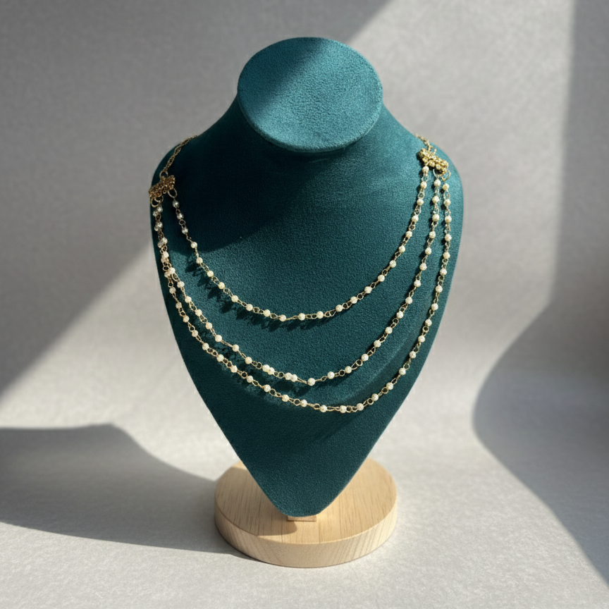 Vintage Heirloom Layered Necklace