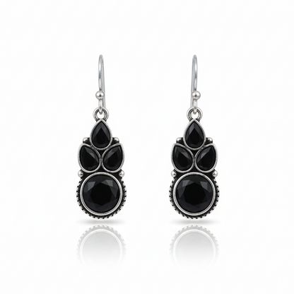 Saanjh Embellished Oxidised Beautiful Jhumka