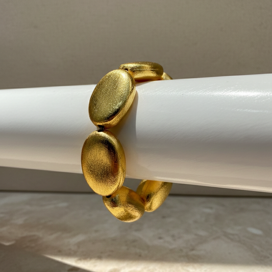 Molten Orb Statement Bracelet