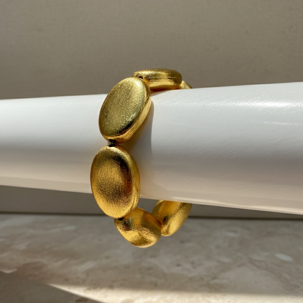 Molten Orb Statement Bracelet