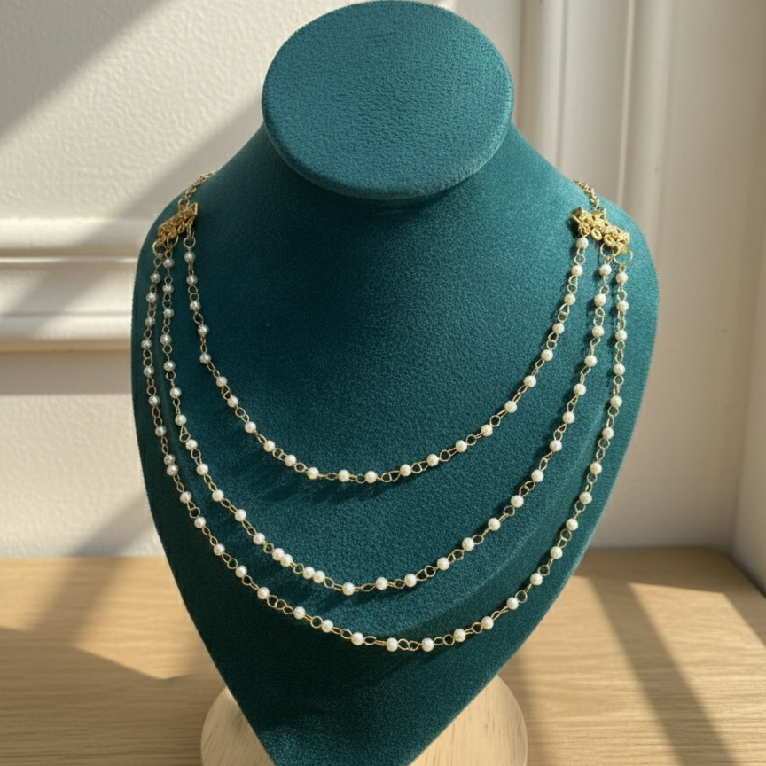 Vintage Heirloom Layered Necklace