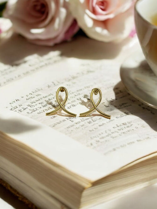 Anti Tarnish Twisty Bliss Earrings
