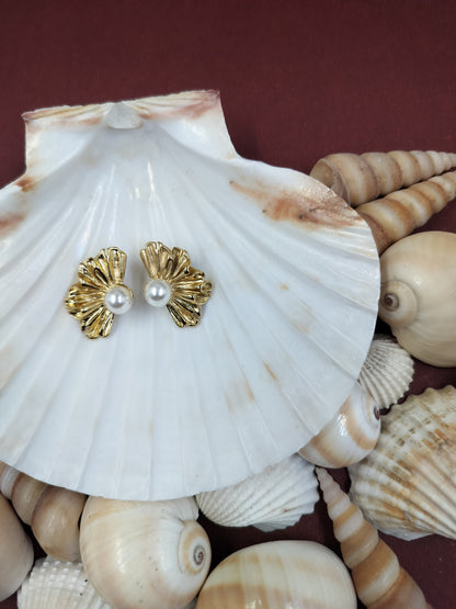 Anti tarnish Gold Plated Mermaid’s Treasure Earrings