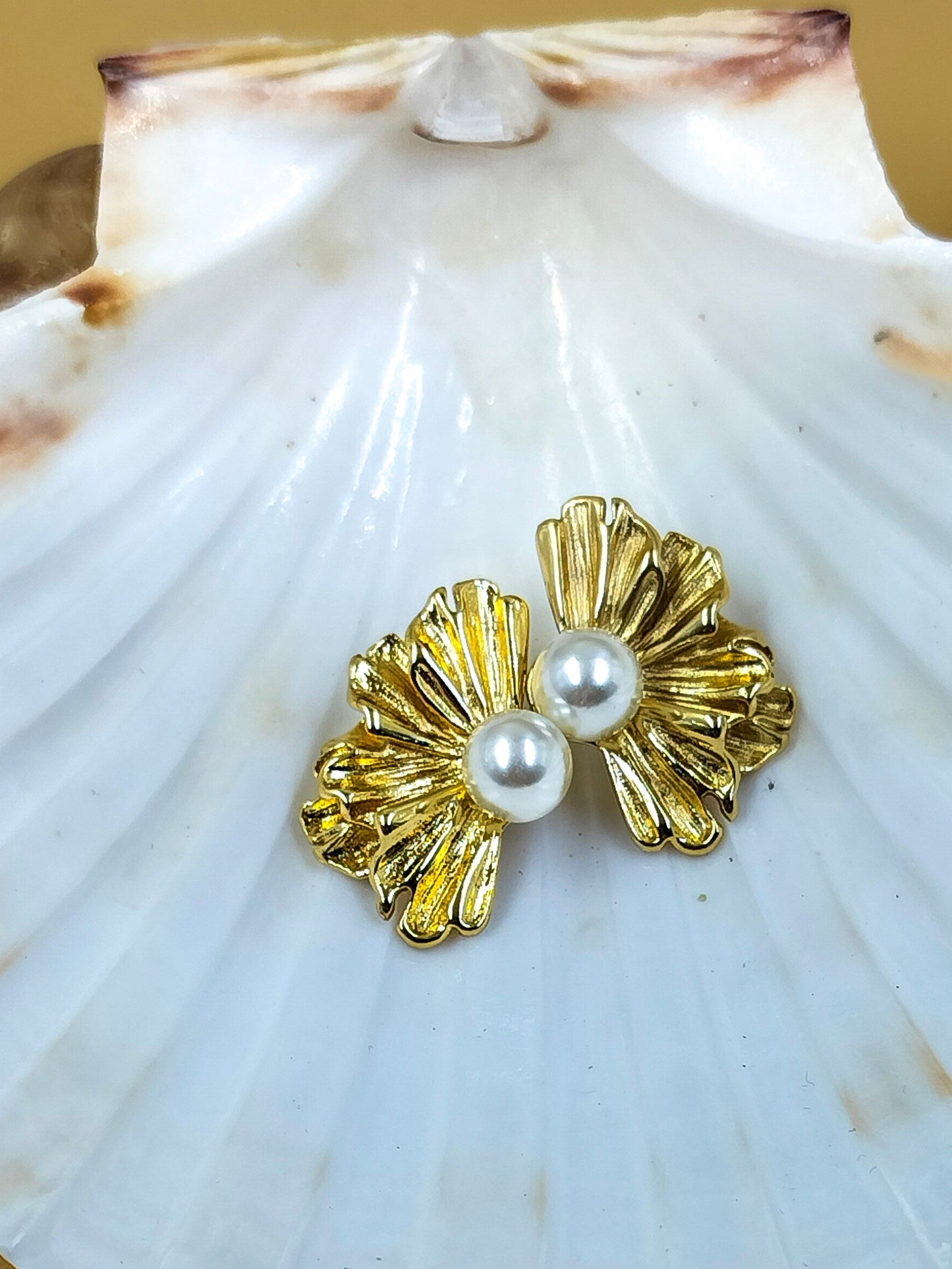 Anti tarnish Gold Plated Mermaid’s Treasure Earrings